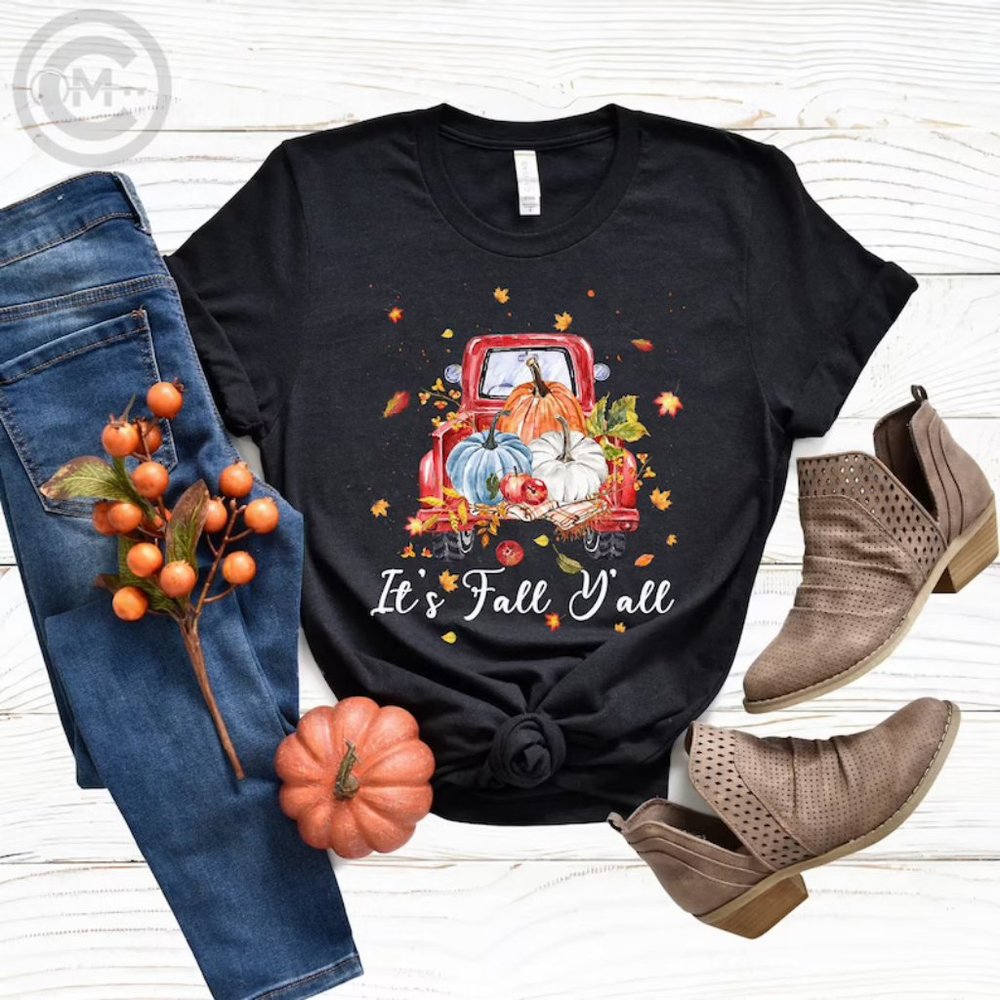 Vintage It's Fall Y'all Autumn shirt